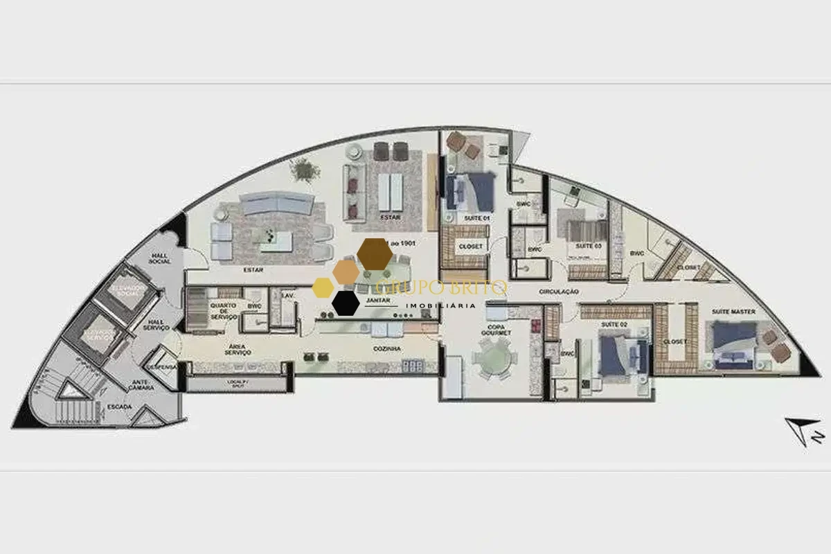 Apartamento 4 Quartos Brasília Teimosa à Venda - Foto 6