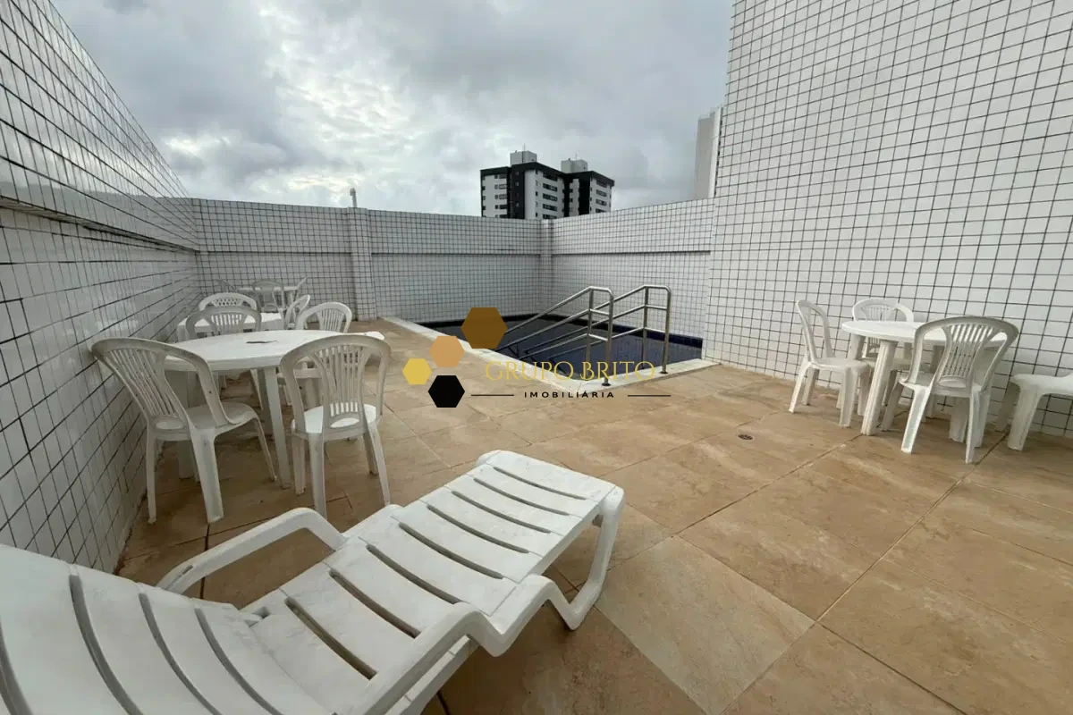 Flat 1 Quarto Boa Viagem para Alugar - Foto 9
